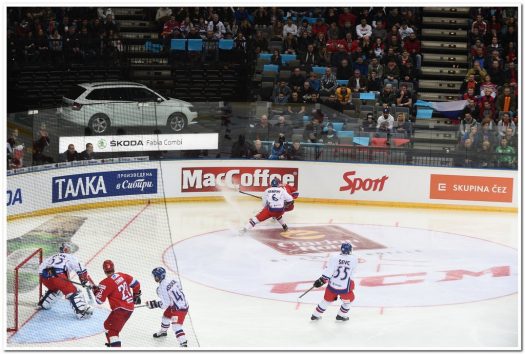 MacCoffee Provides Hot Support for Russian Team on Euro Hockey Tour