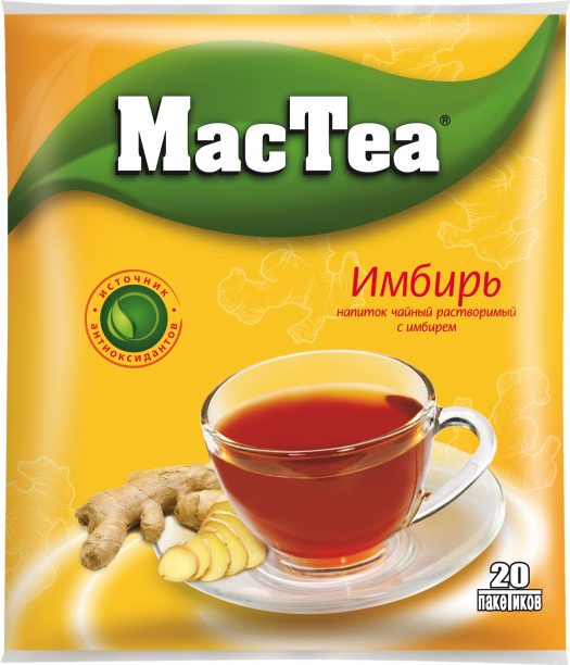 Новинка от MacTea – растворимый чайный напиток с пряным имбирем!