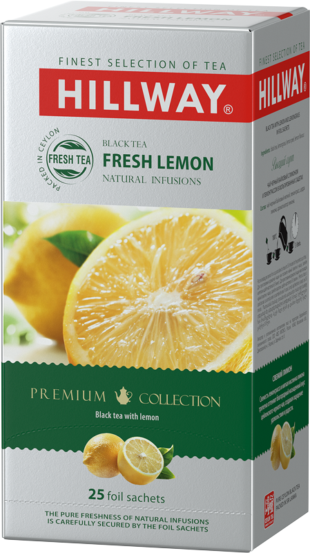 Fresh Lemon — черный чай с лемонграссом и цедрой лимона