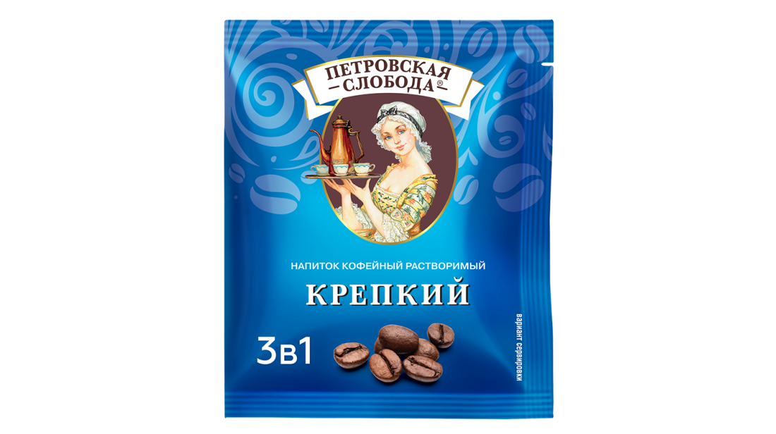 Редизайн кофе 3 в 1 «Петровская слобода»
