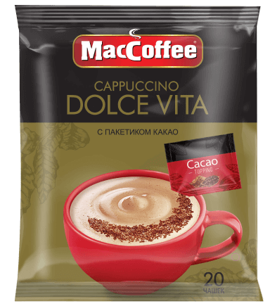 MacCoffee Cappuccino Dolce Vita with cacao | FE
