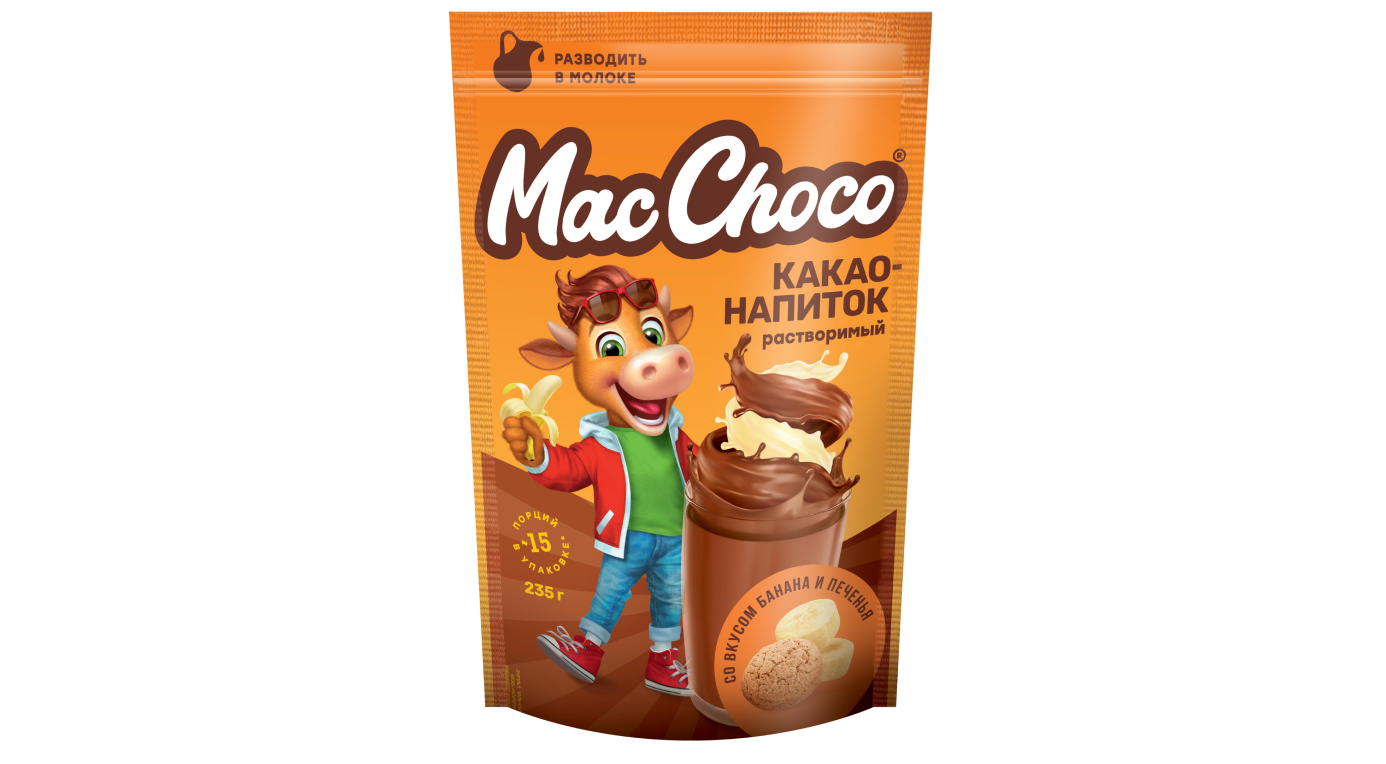 Еще больше вкусов от любимого какао-напитка MacChoco!