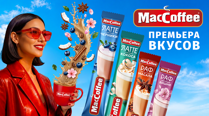Премьера вкусов: Встречайте новые стики от MacCoffee!